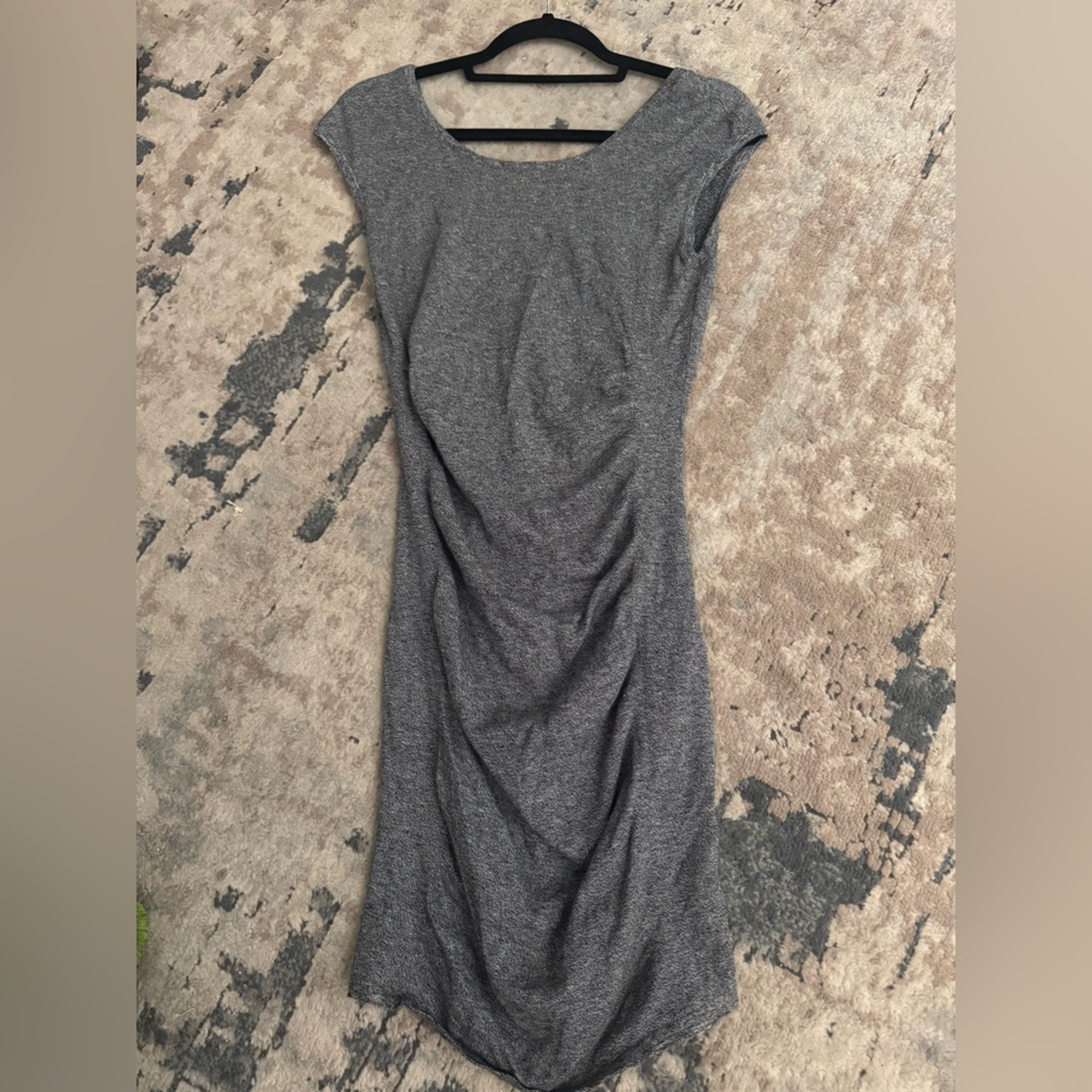 Express Gray Mini Women's Dress With Back Cut Out Size Medium